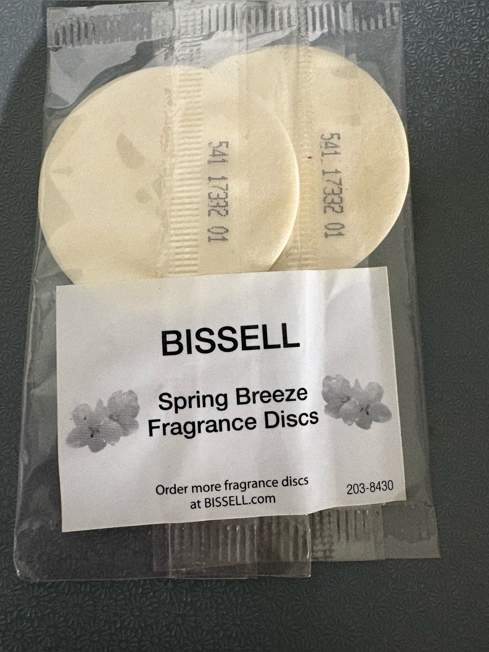 Bissell Steam Mop Scent Discs Replacement - Spring Breeze - Pack of 2 OEM